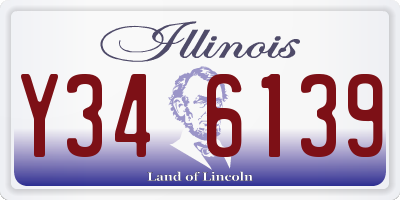 IL license plate Y346139