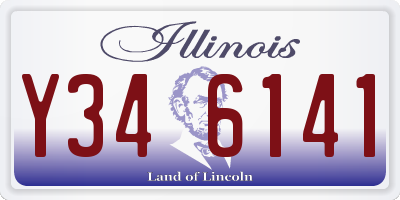 IL license plate Y346141