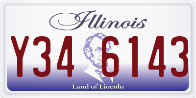 IL license plate Y346143