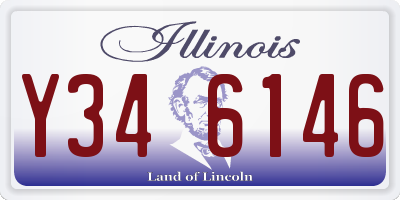 IL license plate Y346146