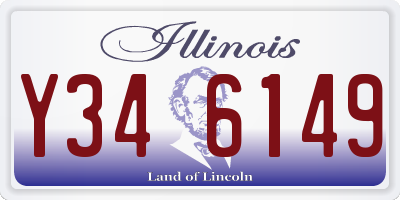 IL license plate Y346149