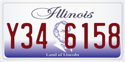 IL license plate Y346158