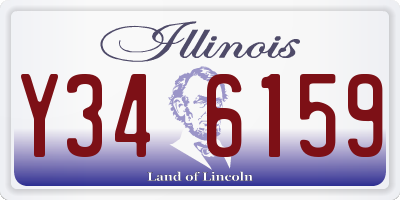 IL license plate Y346159