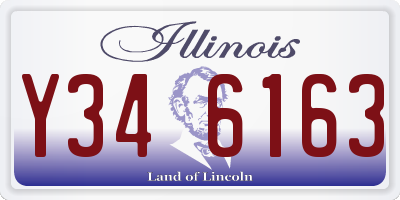IL license plate Y346163