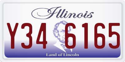 IL license plate Y346165
