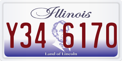 IL license plate Y346170
