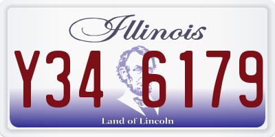 IL license plate Y346179