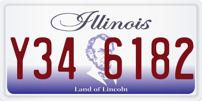 IL license plate Y346182