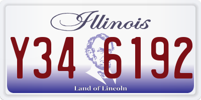 IL license plate Y346192