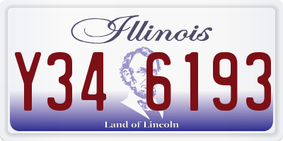 IL license plate Y346193