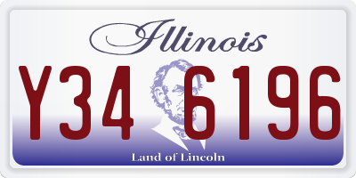 IL license plate Y346196