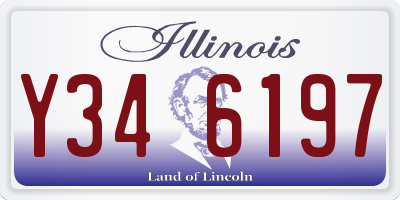 IL license plate Y346197
