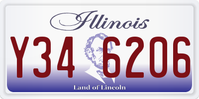 IL license plate Y346206