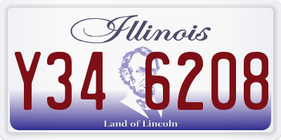 IL license plate Y346208