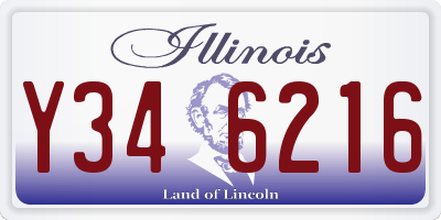 IL license plate Y346216