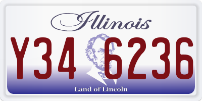 IL license plate Y346236