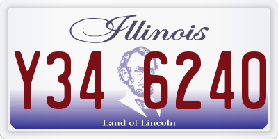 IL license plate Y346240