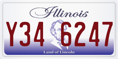 IL license plate Y346247