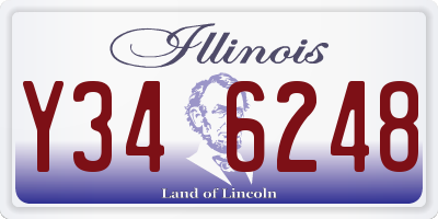 IL license plate Y346248