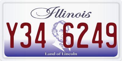 IL license plate Y346249