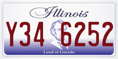 IL license plate Y346252