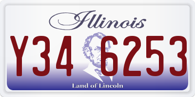 IL license plate Y346253