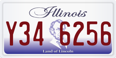 IL license plate Y346256