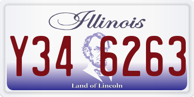IL license plate Y346263
