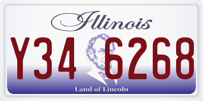 IL license plate Y346268