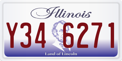 IL license plate Y346271