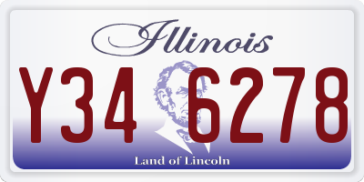 IL license plate Y346278