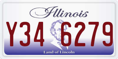 IL license plate Y346279