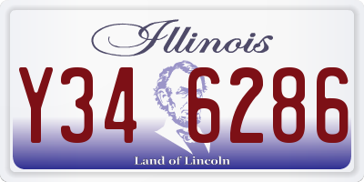 IL license plate Y346286