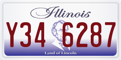 IL license plate Y346287