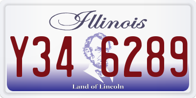 IL license plate Y346289