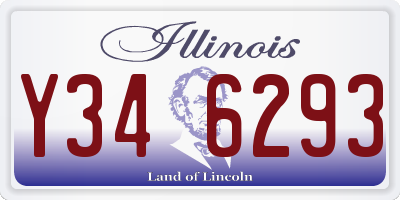 IL license plate Y346293