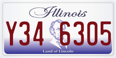 IL license plate Y346305