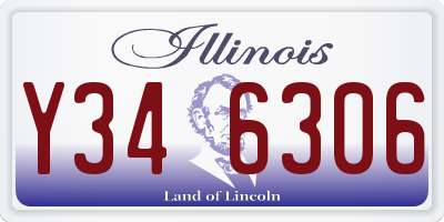 IL license plate Y346306