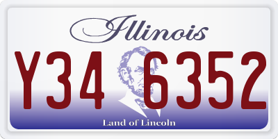 IL license plate Y346352