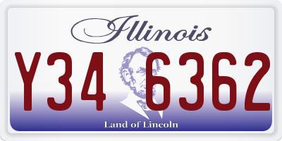IL license plate Y346362