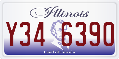 IL license plate Y346390