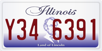 IL license plate Y346391