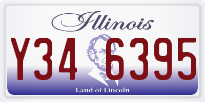 IL license plate Y346395