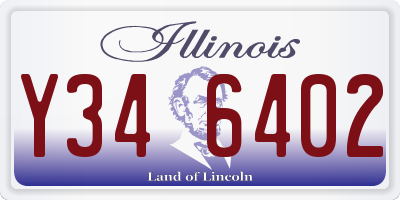IL license plate Y346402