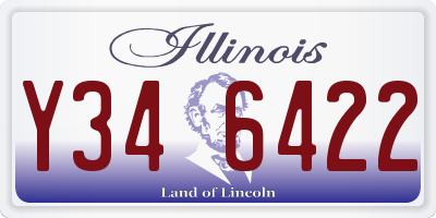 IL license plate Y346422