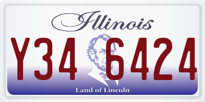 IL license plate Y346424