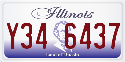 IL license plate Y346437
