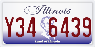 IL license plate Y346439