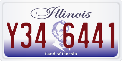IL license plate Y346441