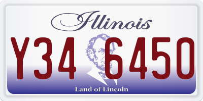 IL license plate Y346450